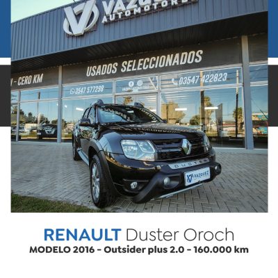 Renault Duster Oroch outsider plus 2.0