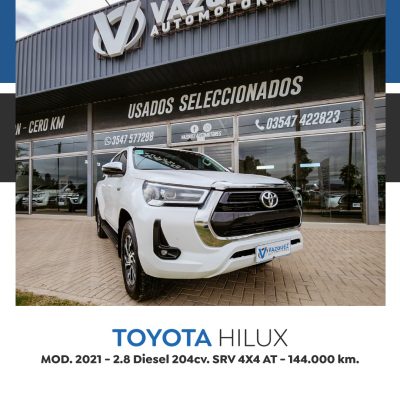 Toyota Hilux Dc srv 2.8 tdi 6 at 4x4